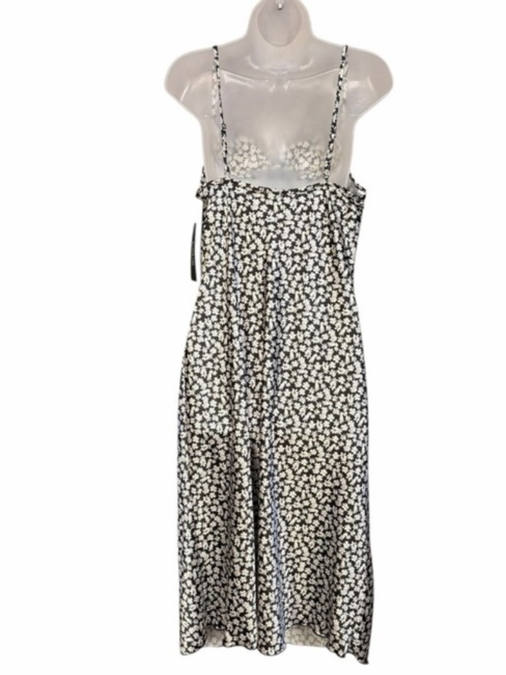 Bebe Satin Slip Floral Dress - Picture 3 of 3